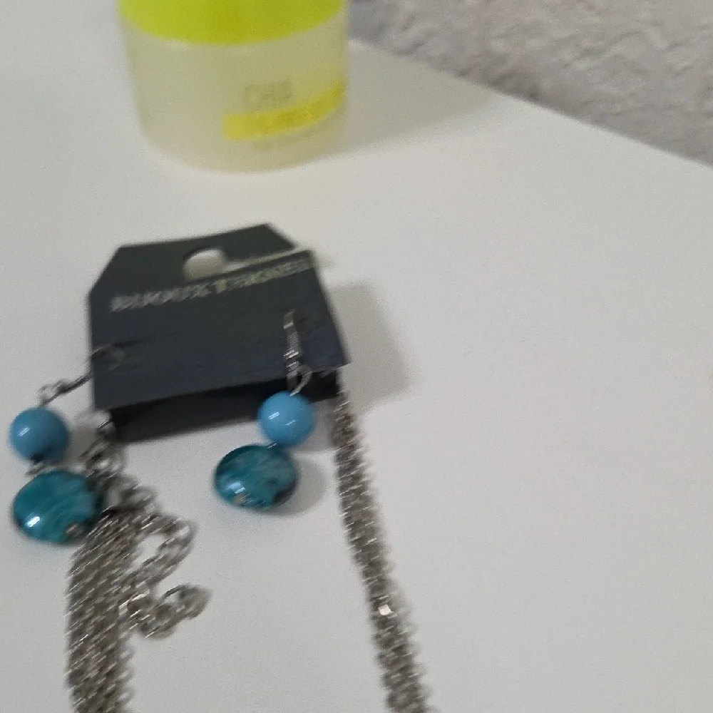 Bijoux Terner Lono Neck “Deep Sea” Necklace & Earring Set – Nickel, Lead & Cadmi